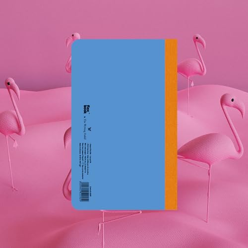 Image of flexbook Smartbook Notebook Ruled Blue | Medium | 13x21cm - A5 (Minus) | 160 pages | 70gsm Fabriano Ivory Paper | Colorful Eco Paper Cover | with Orange linen spine