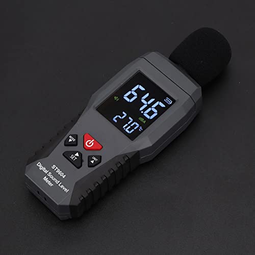 Som digital, sensor de som decibelímetro medidor de nível, 30-130dBA faixa de medição decibel medido