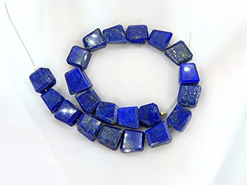 Lapis lazuli véritable : perles naturelles bleues d'émotion