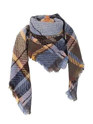 Bufandas casuales con borla de mujer estilo capa invierno bufanda de chal 2