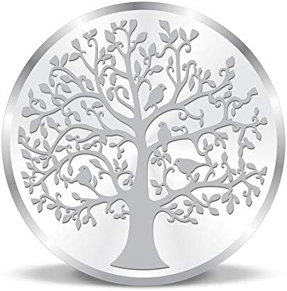 Precious Moments Silver Coin Banyan Tree | Lotus Plain | Colour Lotus with Gift Box BIS Hallmarked 999 Pure by ACPL