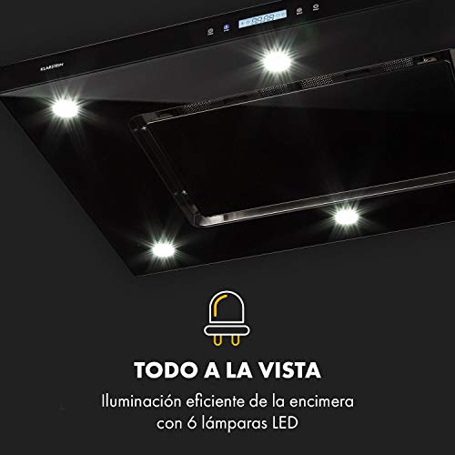 Klarstein-Valeria-Campana-extractora-aislada-Extractor-de-humos-230-W-Absorcion-de-650-mh-3-niveles-Iluminacion-LED-Panel-tactil-Pantalla-LED-Vidrio-Acero-Plateado Klarstein-Valeria-Campana-extractora-aislada-Extractor-de-humos-230-W-Absorcion-de-650-mh-3-niveles-Iluminacion-LED-Panel-tactil-Pantalla-LED-Vidrio-Acero-Plateado