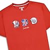 Lambretta Mens Helmet Logo Retro T Shirts (UK, Alpha, 4XL, Regular, Regular, Red) #2