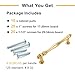 BEROSSA 10 Pack 5 Inch Brushed Gold Kitchen Cabinet Handles Gold Cabinet Pulls Gold Hardware for Cabinets 2510 Drawer Dresser Cupboard Bedroom Bathroom