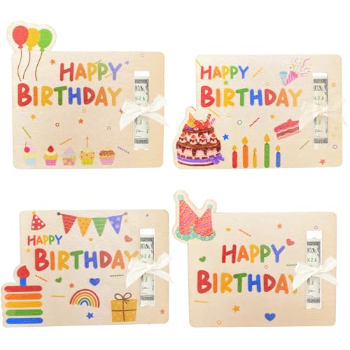 Birthday Money Holder for Cash Gift Ideas,5x4 Inch Reusable Gift Idea for Memorable Unique Birthday Presents