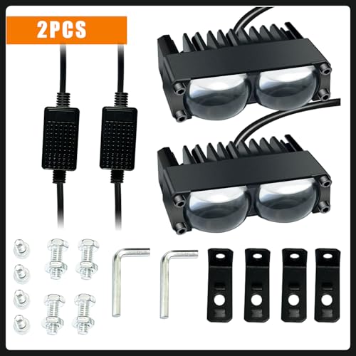 Luz LED auxiliar para parrilla 2.7" 2 piezas miniatura 6