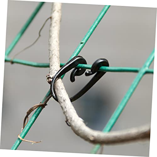 Gogogmee 300個藤蔓固定クリップ 耐久性プラスチック製 柔軟に ぶどう キウイ 野菜用植物茎サポート フィックスバンド [3]