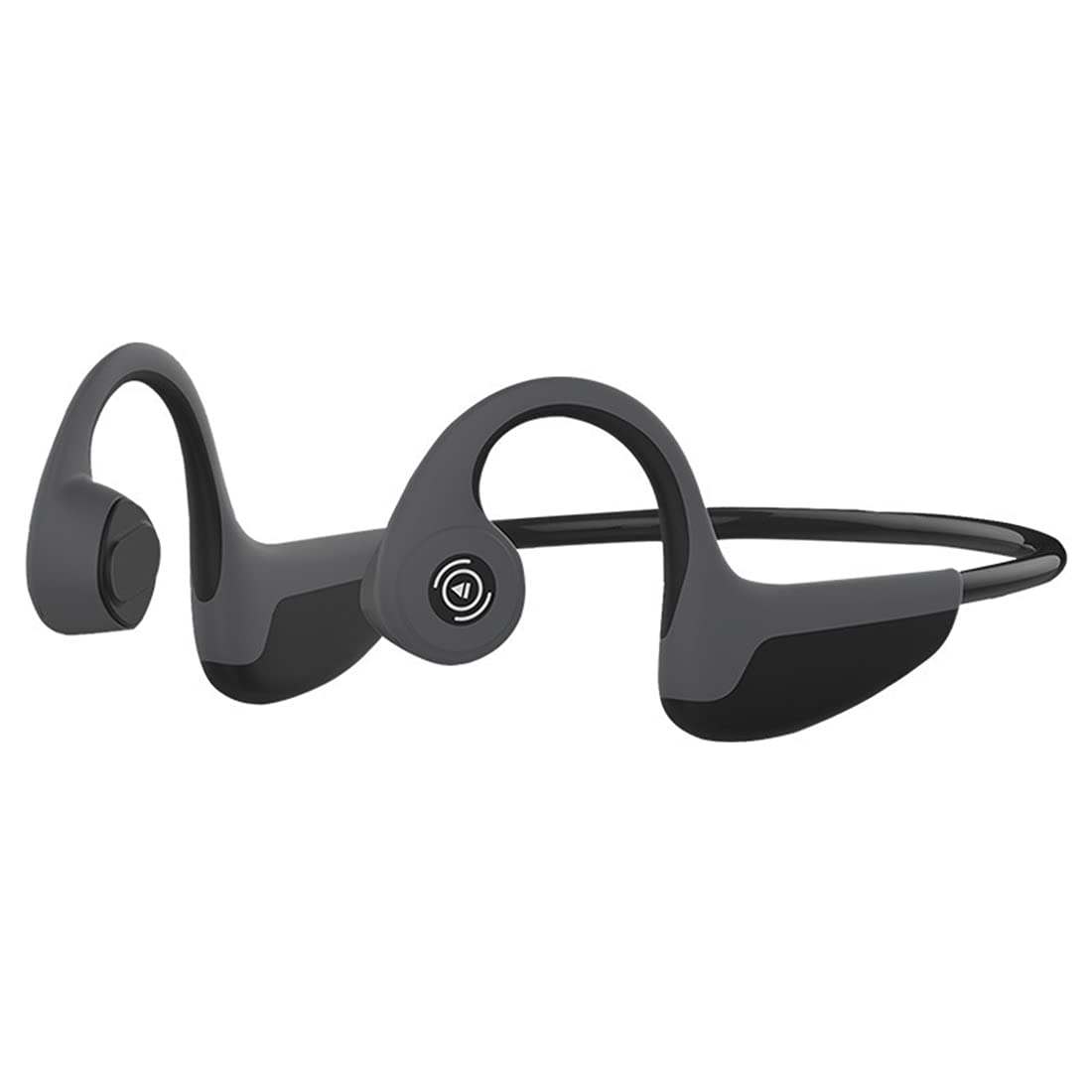 Przewożenie kości słuchawki, słuchawki Bluetooth Non Ear Plug Słuchawki Outdoor Stereo Sportowe Wodoodporne słuchawki do biegania, bicykling, piesze wycieczki,Gray