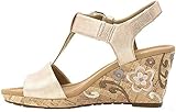 COMFORT-Mehrweite Gabor 22.824 Damen Sandalen,Keilsandalen, Frauen,Keilabsatz-Sandaletten,Keilsandaletten,Sommerschuh,flach,Comfort-Mehrweite,Light Rose (FL.mu.),9.5 UK