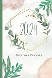2024 Monthly Planner Small 6x9: Calendar Organizer from January 2024 to December 2024 | 12 Months Calendar & Planning Ahead for Your Project or ... Schedule Organizer Logbook with Holidays.
