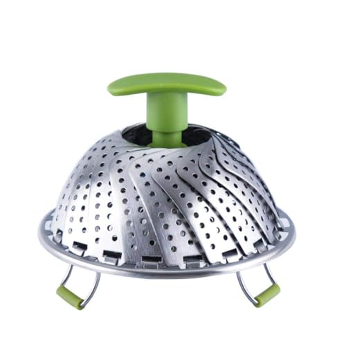 Collapsible Stainless Steel Steamer - 9 inch Basket Insert for Pots