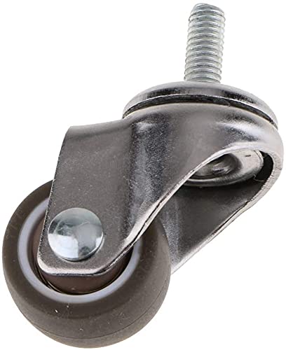 Furniture Wheel Castor Castor Wheel Heavy Duty Rubber Castor Wheel Trolley Furniture Bed Industrial Caster Office Chair Caster Wheels Replacement Handcart Caster (Size : 1 Inch)