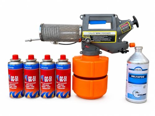 Image of SHoRI Mosquito Killer Fogging Machine Powerful Pest Control (SHoRI FOG-1, GAS CAN -4, 1LTR DELTAFOG)