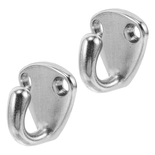 Kisangel 2pcs Stainless Steel Marine Hangers Boat Hooks Heavy Duty