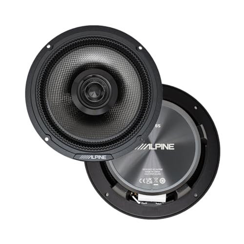 Alpine HDZ-65 Status Hi-Res 6.5” Coaxial Speaker Set, Pair