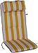 Produktbild Angerer Sesselpolster hoch Design Blockstreifen Stuhlaulfage, gelb/weiß, 120 x 50 x 6 cm, 2103/015