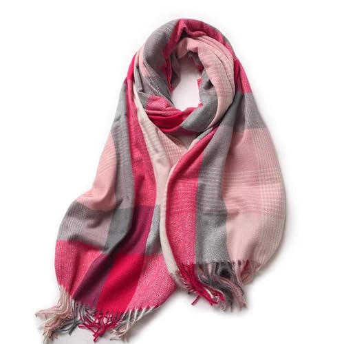 Bufanda de invierno elegante para mujer y hombre chal suave premium 5