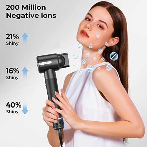 7 In 1 Hair Dryer Brush,110000 Rpm High Speed Blow Dryer Hair Wrap Dryer System,Detachable Hair Styling Tools - Ionic Hair Dryer With Diffuser, Air Curling Iron,Curling Brush,Hair Straightener Brush #TOP4