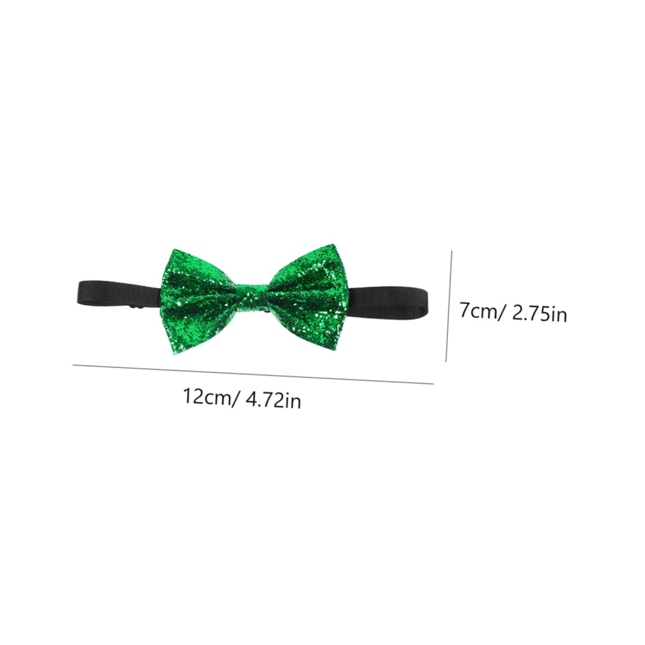 Veemoon Sparkling Graduation Bow Ties Set Glitter Bowties for Men's Parties Carnival Celebrations