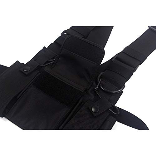 Longzhuo Schoudertassen, tas met voorvak, hiphop, streetwear voor dames en heren, functionele taillepacks, verstelbare zakken, sporttas - Image 8