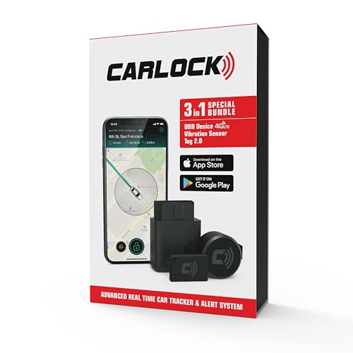CARLOCK Ultimate Security Bundle 2.0: Real-Time Tracker,