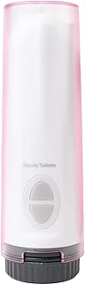 Portable Travel Bidet for Women Men, Water Bottle Connectable, Rechargeable Electric Handheld Personal Bidet Sprayer for Toilet, Travel Bag, 165ml, IPX7 Waterproof for Personal Hygiene (Pink)