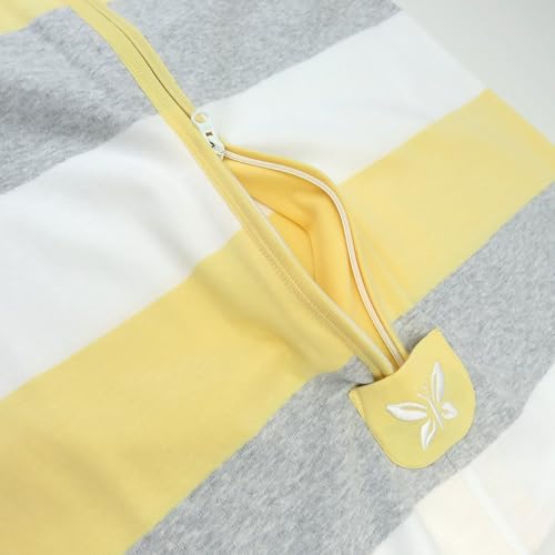 Image of HonestBaby Wearable Blankets Sleeping Bags Swaddle Transition 100% Organic Cotton for Infant Baby Boys, Girls, Unisex