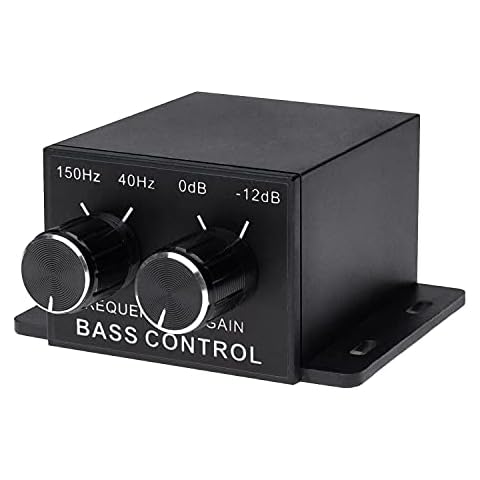 Geynutaly Universal Car Audio Amplifier Bass Level Remote Volume Control Knob,It is Suitable for Most of Cover