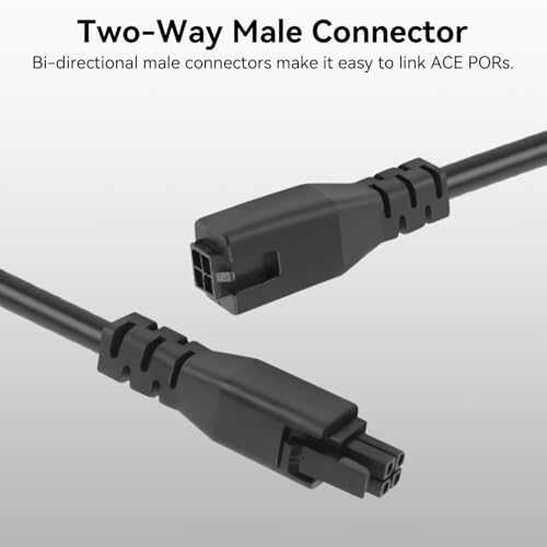 REDREX 1M 4-Pin ACE Pro Verlängerungskabel Compatible with Anycubic Kobra 3/Kobra 3 Max/Kobra S1 Combo 3D Drucker 22AWG Kupferkern-Verlängerung mit Magnetischem Ringfilter