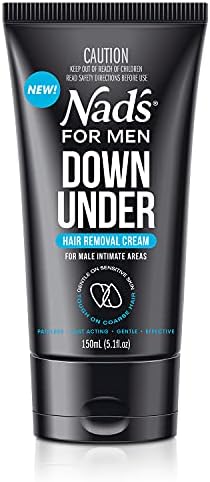 Nad's For Men Intimate Hair Removal Cream For Men - Easy & Painless, Depilatory Cream For Unwanted Male Hair In Intimate/Private Area, Suitable For All Skin Types