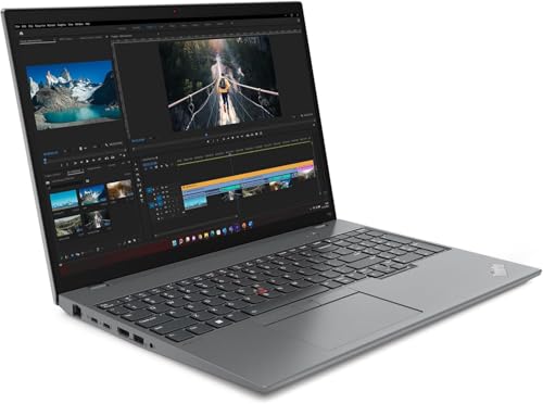 Image of Lenovo ThinkPad T16 Gen 2 Business Laptop (16 inch FHD+ Touchscreen, Intel 10-Core i7-1355U, 48GB DDR5 RAM, 2TB SSD), Backlit, Fingerprint, FHD IR Webcam, Ethernet, 3-Yr Warranty, Win 11 Pro w / AI Copilot