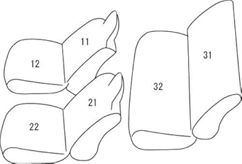Amazon | クラッツィオ(Clazzio) シートカバー プロボックスバン