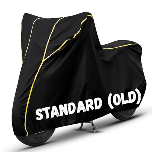 Image of Bike Cover for Standard (Old) 100% Waterproof, Dustproof & Scratch Resistant| Fully Bottom Elastic UV Resistant Heavy Duty Body Cover | All Weather Outdoor Use