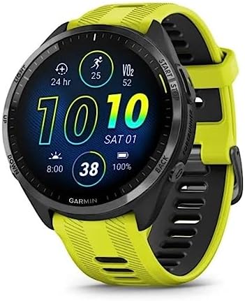 Garmin Relógio Forerunner 965 Amarelo 47mm com Monitor Cardíaco d...