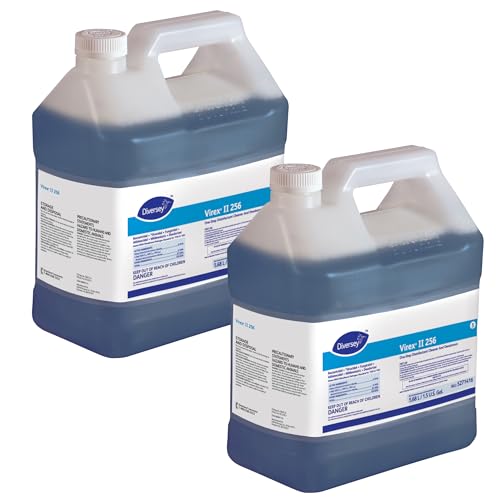 Image of VIREX Diversey II 256 Disinfectant Cleaner Command Ctr, 1.5 gal, 2 Pk | One Step Cleaning, Fast Contact Time, Controls Odors, Cost Efficient 1:256 Dilution, Multi Surface Use