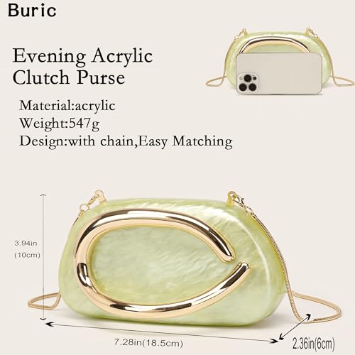 Image of Acrylic Clutch Purse for Women Marbling Evening Wedding Handbags Acrylic Shell Box Purses for Party Prom Cocktail