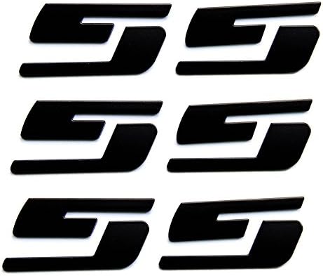 THREE= Chrome SS Emblems For Chevy Silverado GMC Sierra 7x1.6 BIG Stick Badges - Foto 6