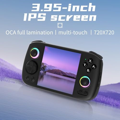 Console de jogos retrô RG Cube Console de jogos portátil 8+128G Tela multitoque Sistema Android 13 C