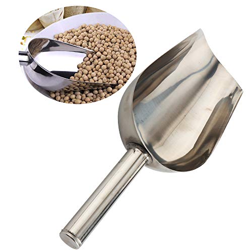 2 Pcs Dog Food Scoop Stainless Steel Feed Scooper For Home Pet Food (1 1/2 Cup, 12-Ounce) #TOP2