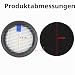 12-teiliges Akku-Staubsauger-Filterset für Afoddon A200Pro/A200, für ORFELD B08/C10 Serie und für NEQUARE S12/S25/S26 Modelle, bestehend aus 3 Filtern und 9 Schwammfiltern