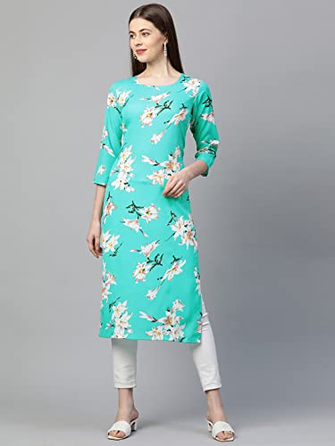Image of ANNI DESIGNER Women's Crepe Printed Regular Kurta