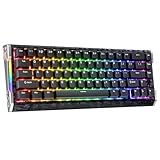 【Format Compact 60% avec touches fléchées】 Libérez de l'espace pour votre souris sans sacrifier la fonctionnalité. Ce clavier 60% en disposition US QWERTY intègre des touches fléchées dédiées, alliant performance pro et polyvalence.