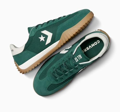 Converse Run Star Trainer Womens Low Top Sneaker (Green Envy/Egret/White, US Footwear Size System, Adult, Women, Numeric, Medium, 6)4