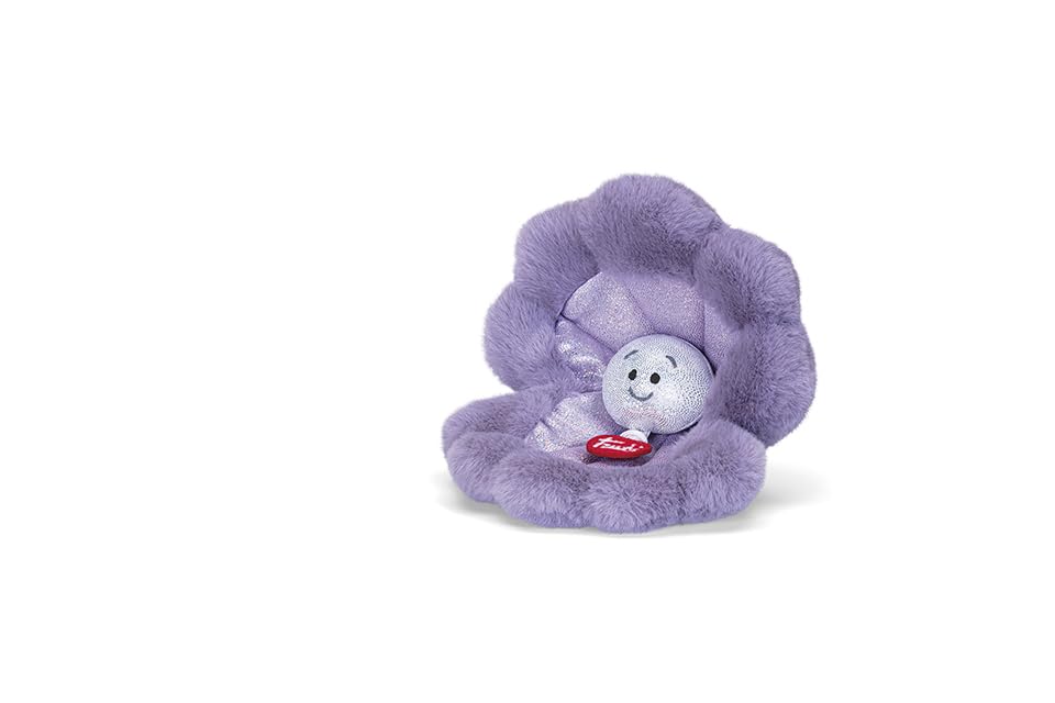 Trudi Ostrica Lilla | Peluche regalo per Natale e Compleanno, Animali di peluche | 13,5x12x14,5 cm taglia XS | Sealife | modello 51394