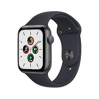 Apple Watch SE (GPS, 44mm) – Space Gray Aluminum Case with Midnight Sport Band