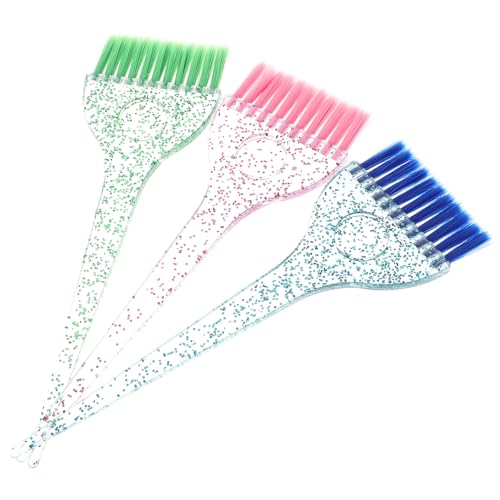 POPETPOP 3piezas Cepillo Para Teñir El Cabello Herramienta De Peluquería Cepillo Para Resaltar Diseñado Para Teñir El Cabello Uso Profesional Salones De Belleza