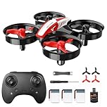 Holy Stone HS210 Mini Drone RC Nano Quadcopter Best Drone for Kids and Beginners RC Helicopter Plane with Auto Hovering, 3D Flip, Headless Mode and Extra Batteries Toys for Boys and Girls