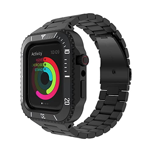 Bracelet Apple Watch 45 mm en Céramique Haute Résistance et Métal Durable