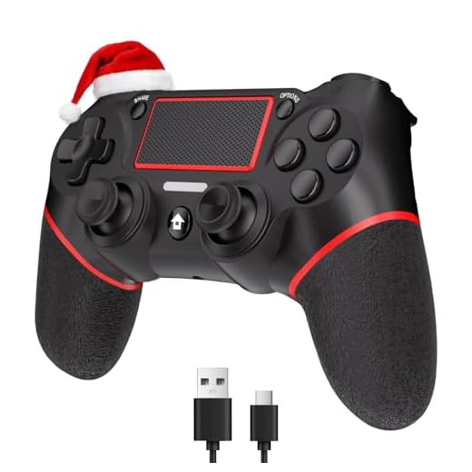 SZYUYU Ergonomic Wireless PS4 Controller