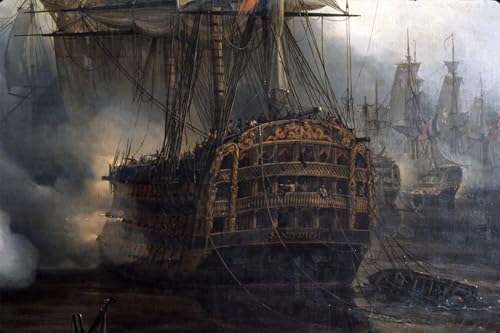 Impression Peinture Huile Trafalgar pour décoration de bureau élégante